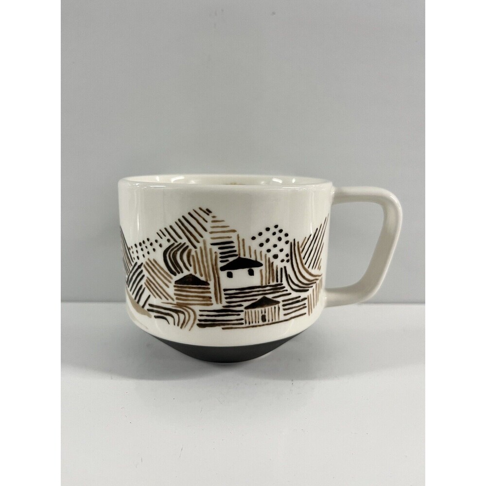 Starbucks Coffee Mug Artisan 2014 Series 03/08 Brown House Land Ceramic Canadian - Picture 4 of 13